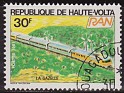 Burkina Faso - 1977 - Locomotives - 30 FR - Multicolor - Locomotives, Diesel - Scott 568 - Upper Volta Locomotive Diesel La Gazelle - 0